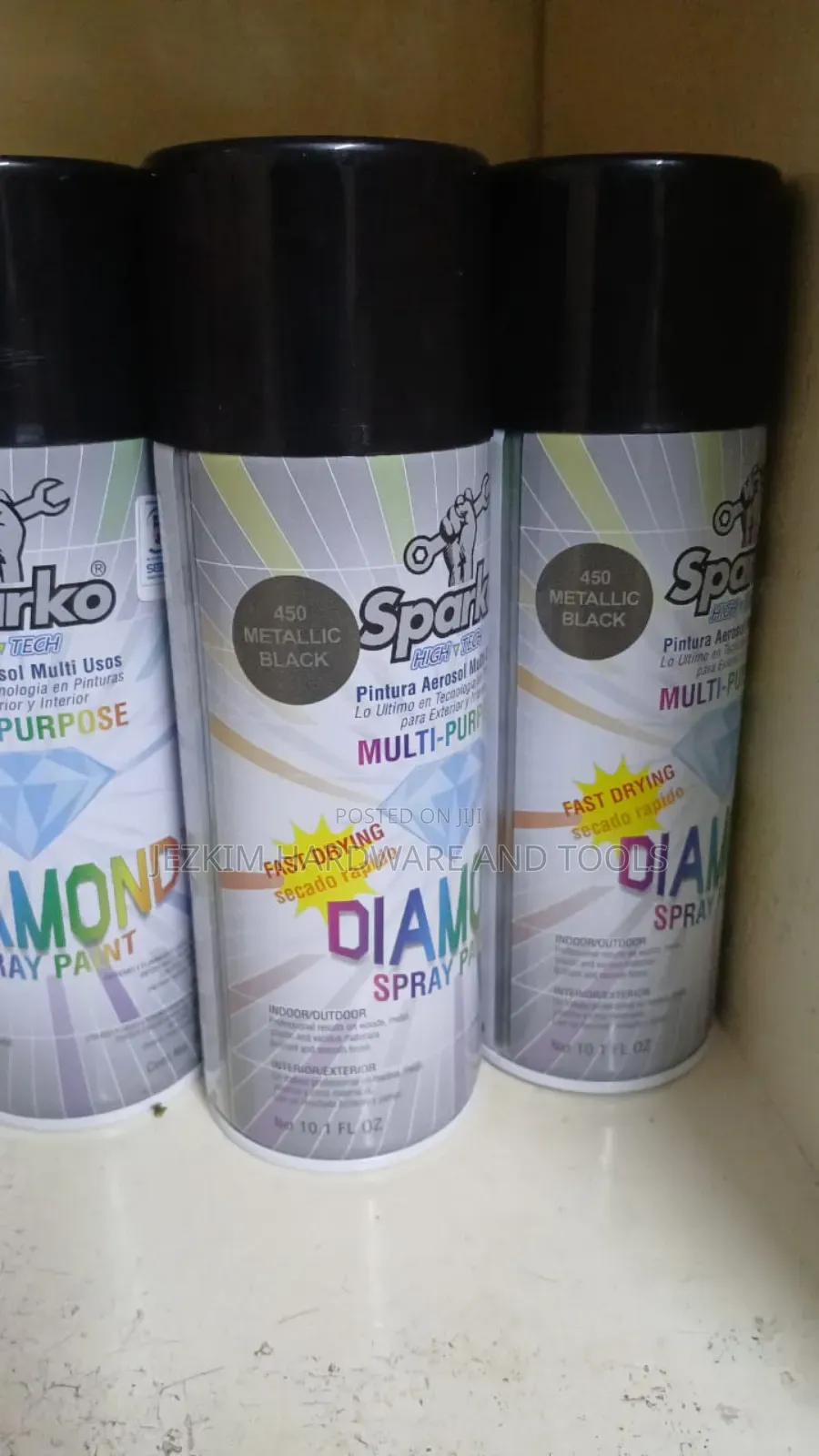 Metalic Black Spray Paint Carton Price
