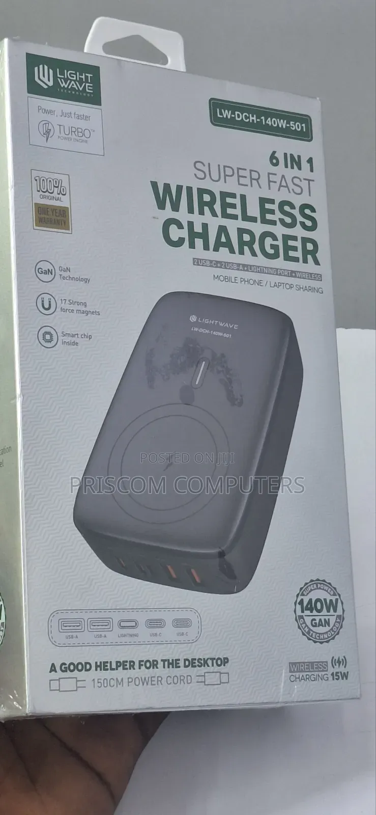 6 in 1 Superfast Wireless Charger for Laptops,Desktop,Phones