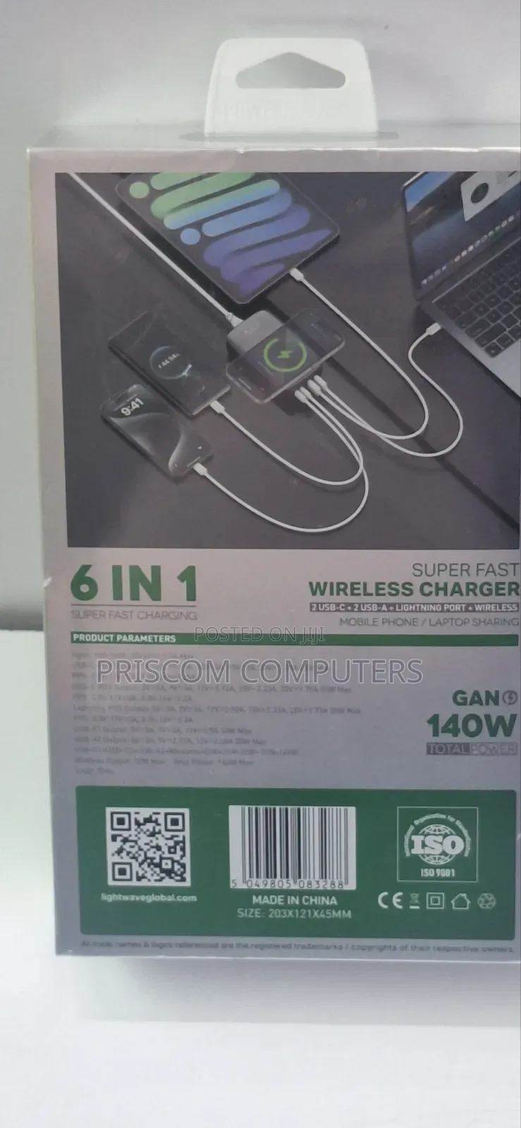 6 in 1 Superfast Wireless Charger for Laptops,Desktop,Phones