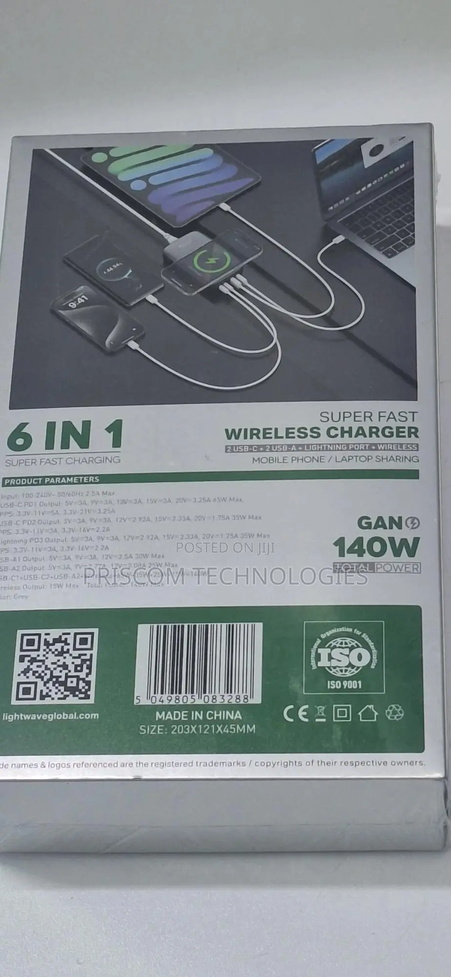 Lightwave Wireless Charger for Mobilephones, Laptops, Deskto