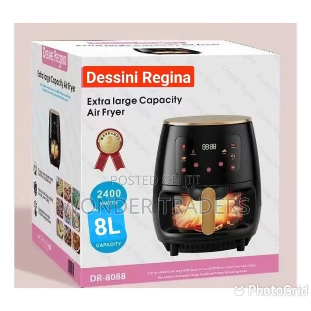 *Glass Oven Dessini Air Fryer 8 Litres*