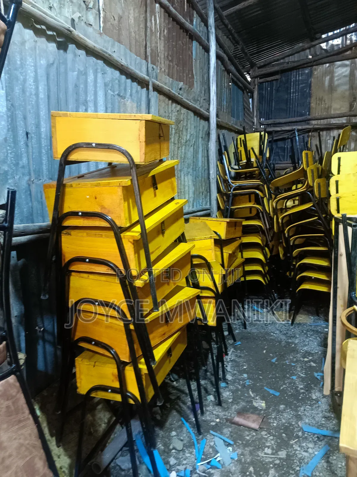 Quality Lockers and Chairs, Cypress Wood 