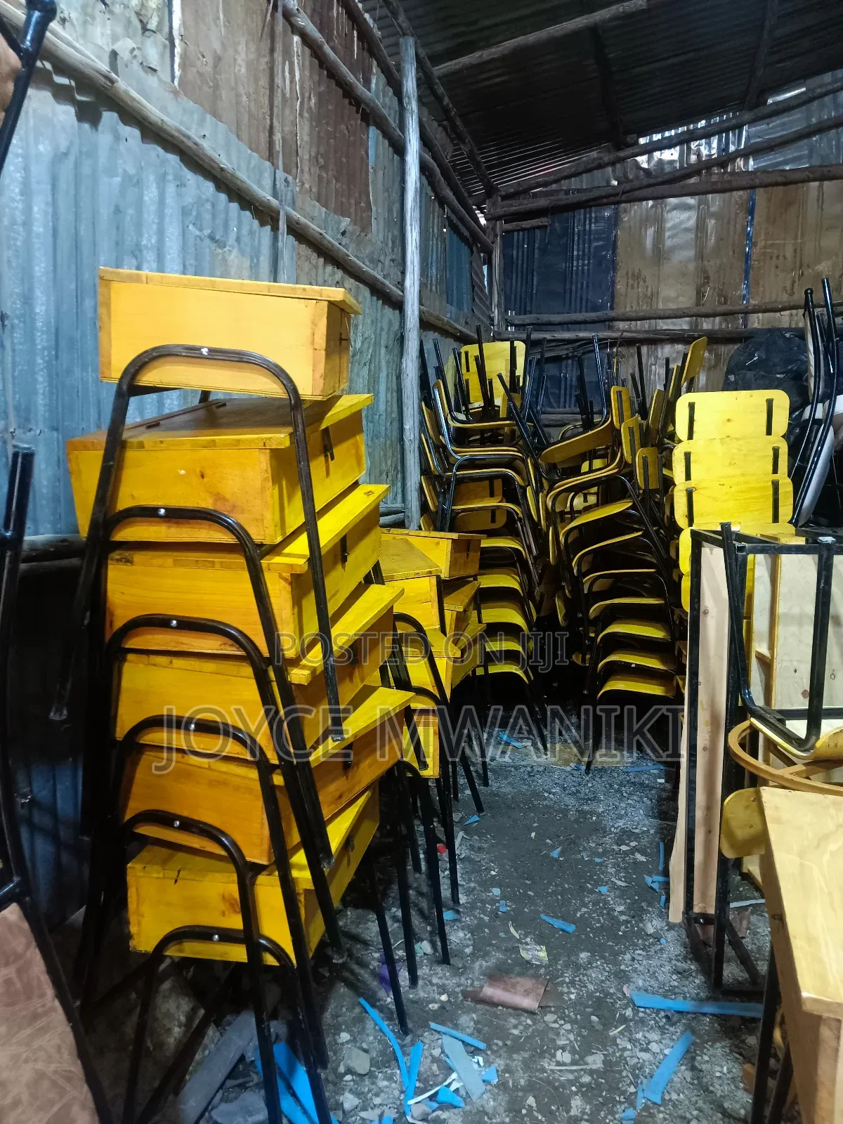 Quality Lockers and Chairs, Cypress Wood 