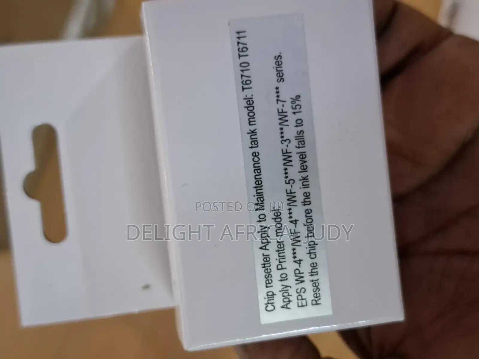 EPSON Maintenance Box Chip Reset T6710 T6711