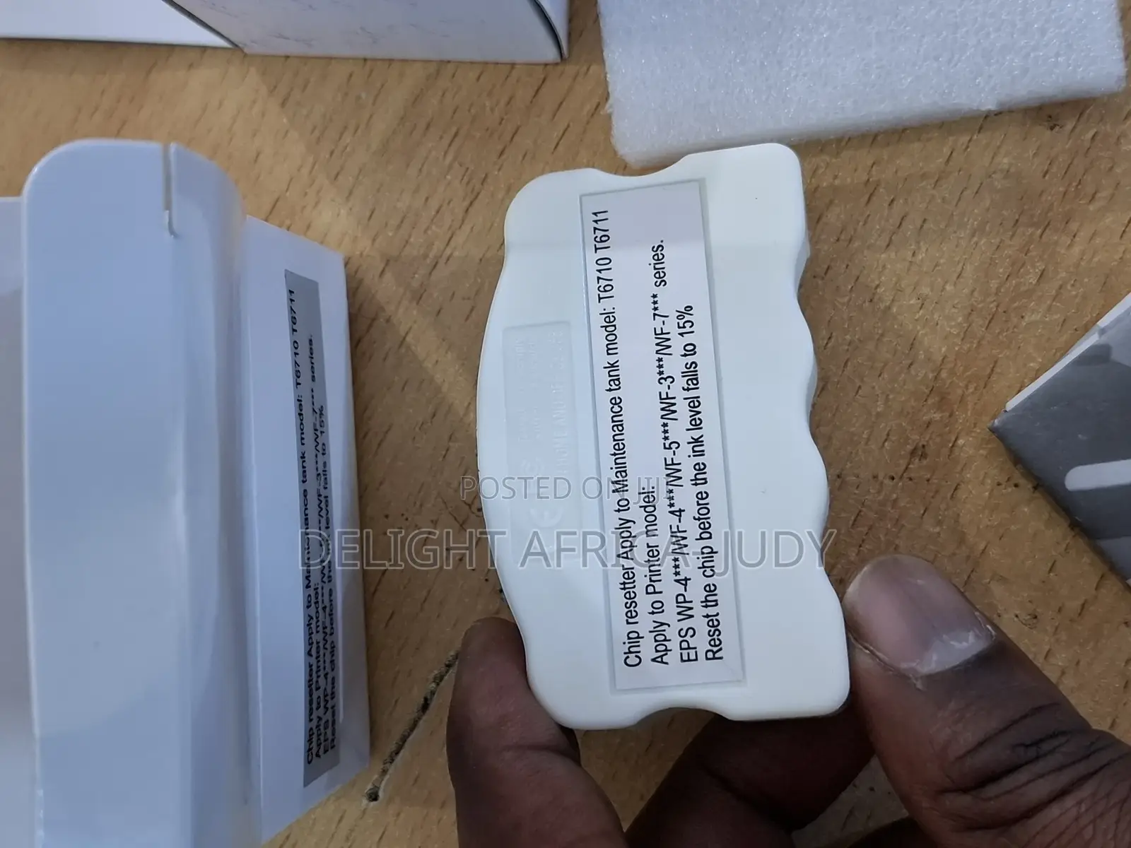 EPSON Maintenance Box Chip Reset T6710 T6711