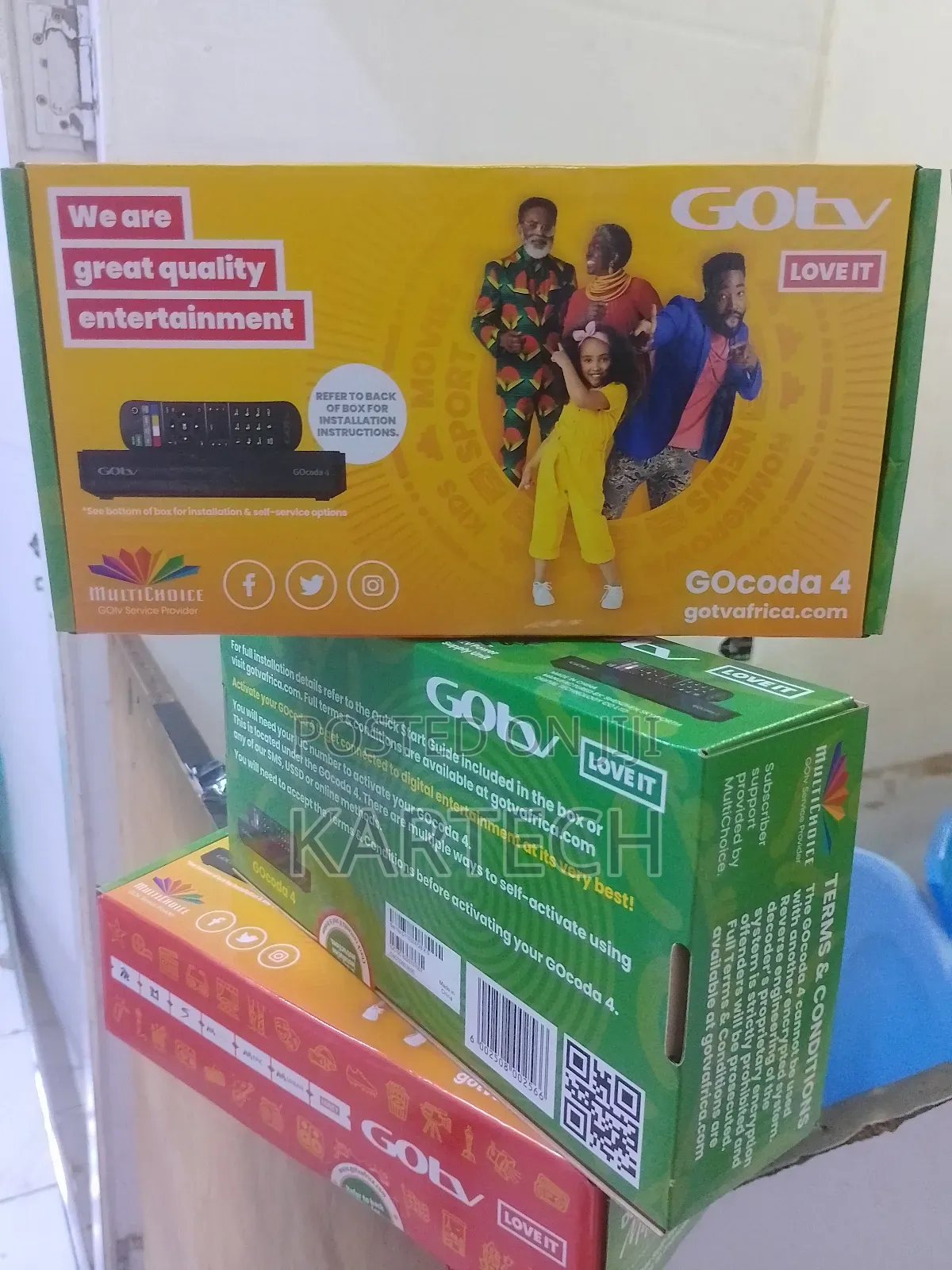 Gotv Digital Terrestrial Gocoda 4 Decoder + 1month