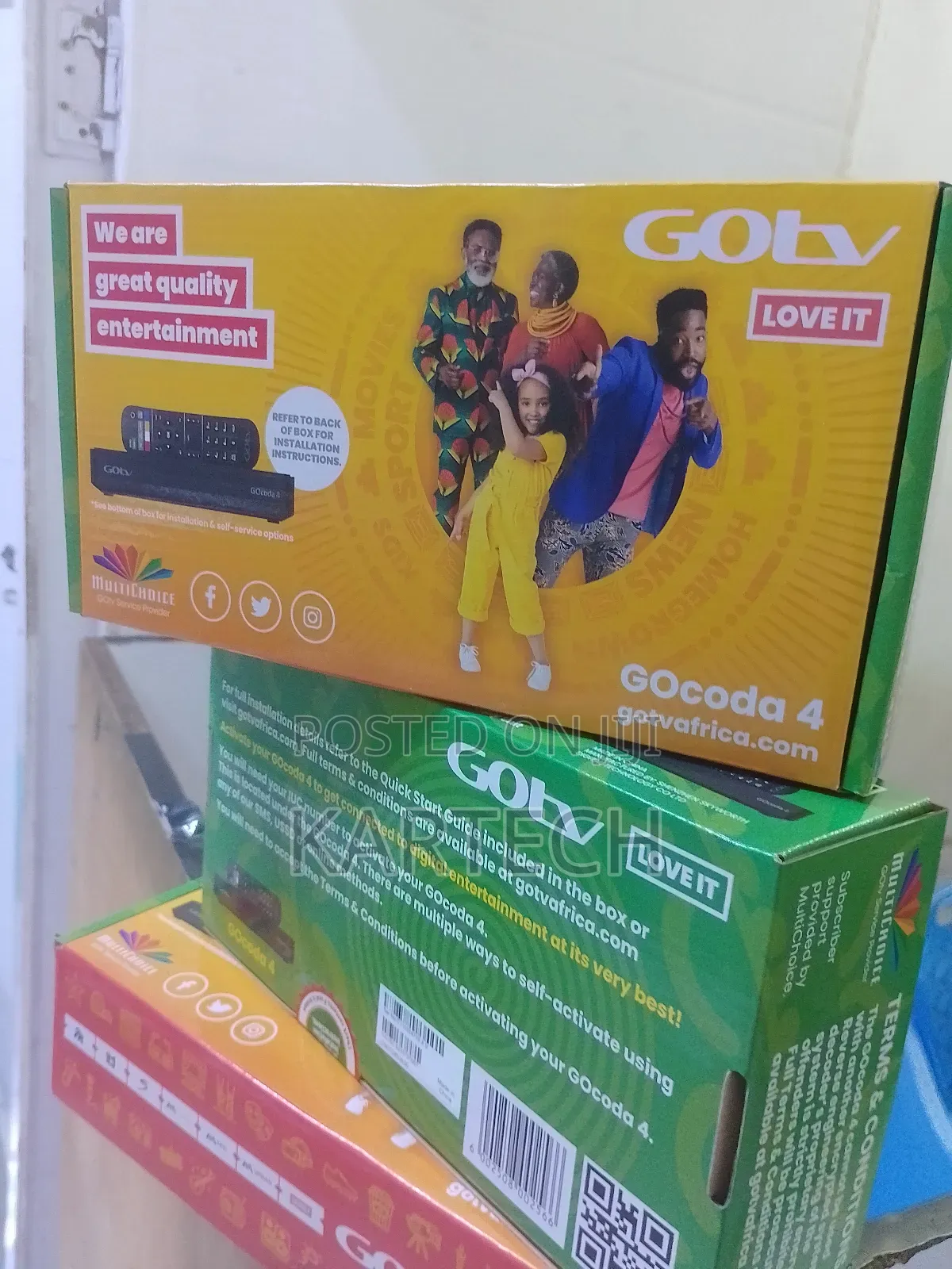 Gotv Digital Terrestrial Gocoda 4 Decoder + 1month