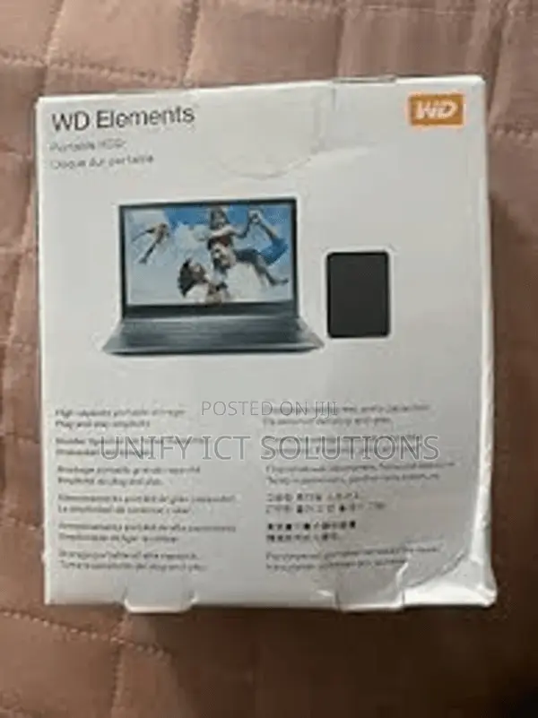 WD Elements 1TB Portable External Hard Drive