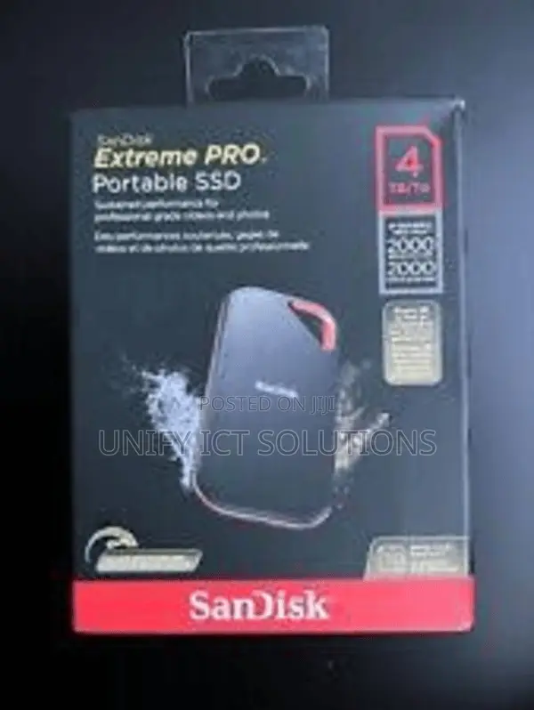 Sandisk E61 Extreme Portable External SSD V2 4tb