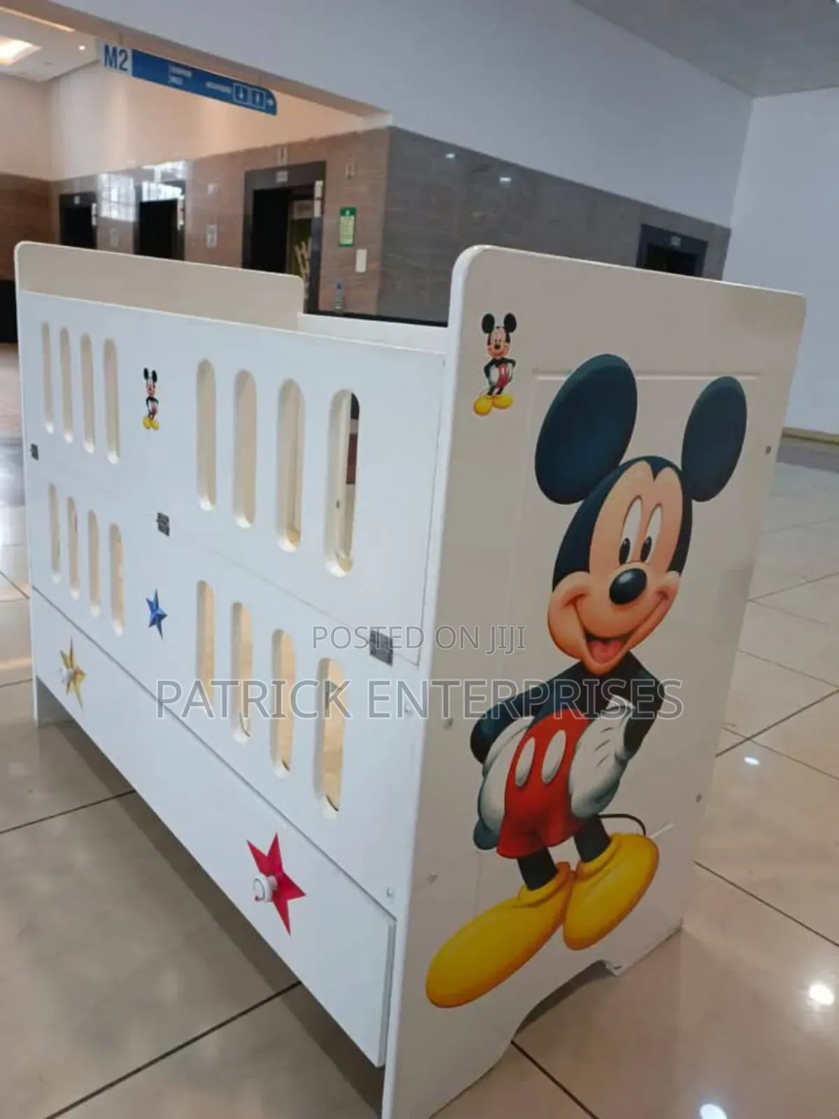 Modern Mdf Baby Cot 4 By 2 Fitt
