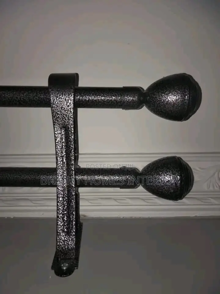 Coated Jua Kali Curtain Rods