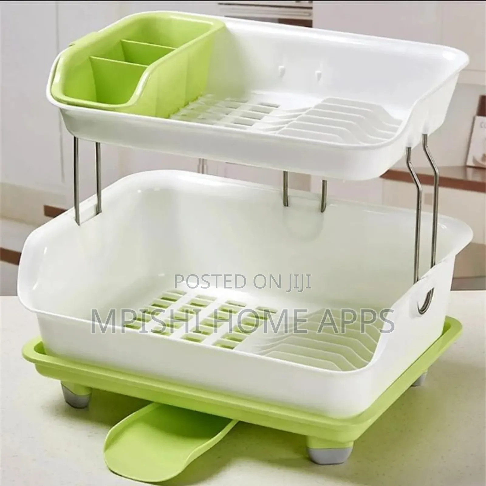 2 Layer Plastic Dish Rack