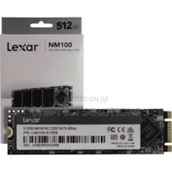 Lexar Nm100 Internal SSD M.2 Sata Iii 2280 512gb