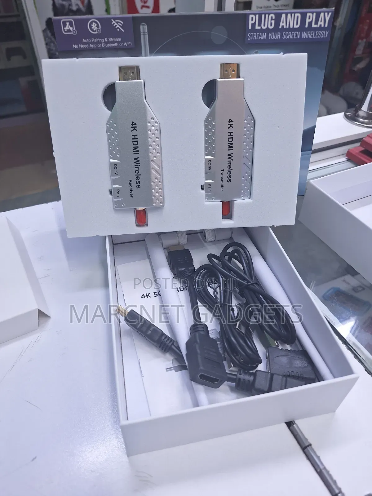 Plug and Play Livestream Wireless Hdmi Extender Pairing