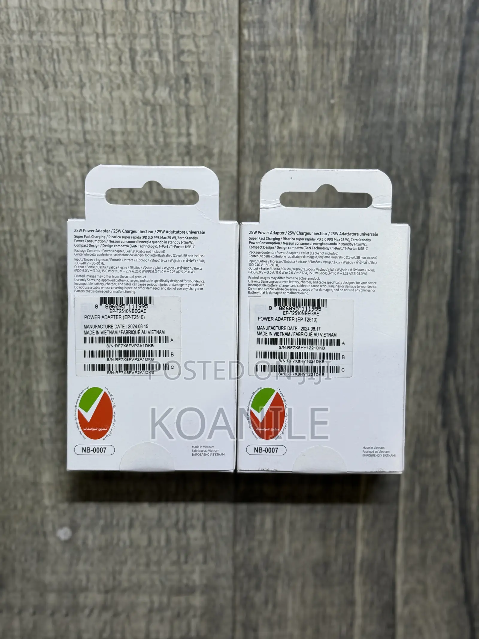 25w Type C PD Fast Charger Adapter (Authentic)