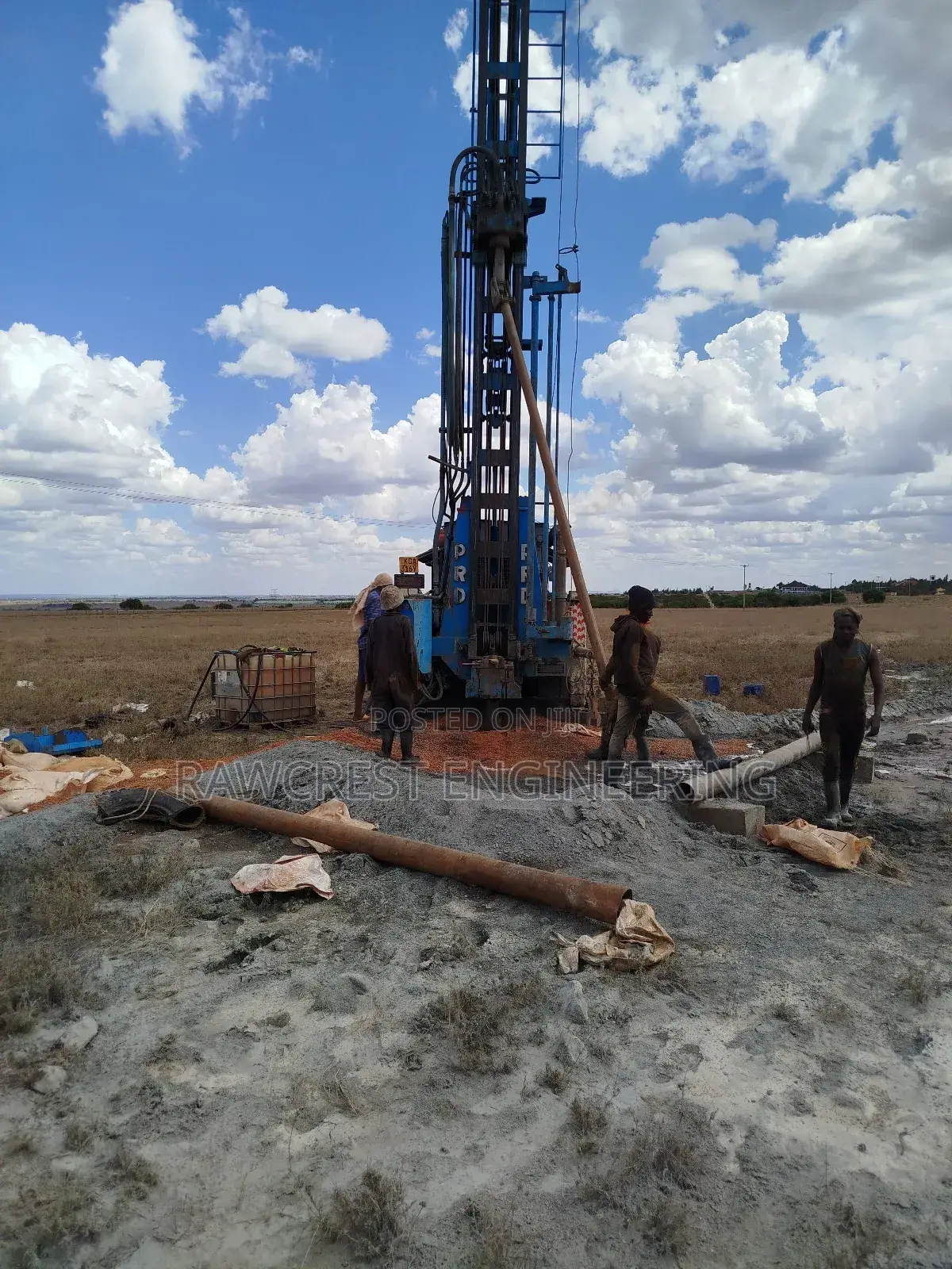 Borehole Drilling Pump Installation