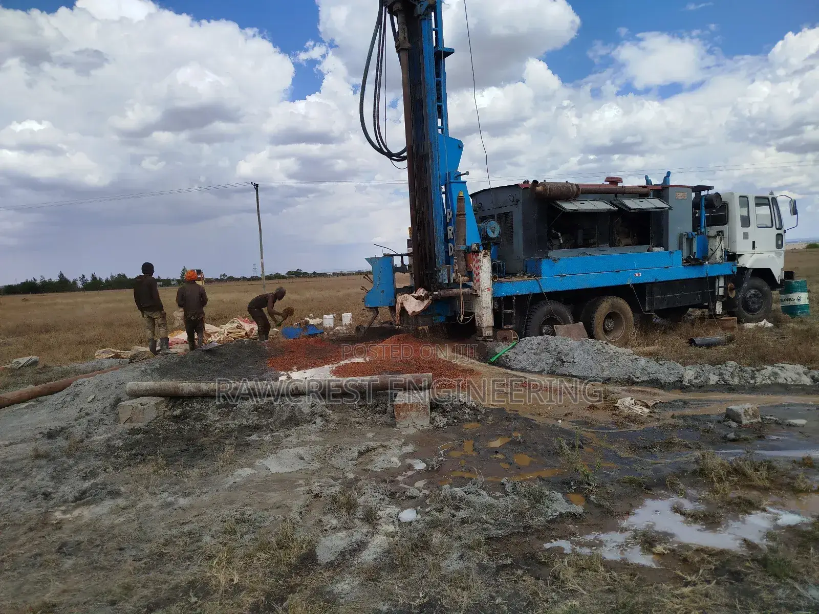 Borehole Drilling Pump Installation