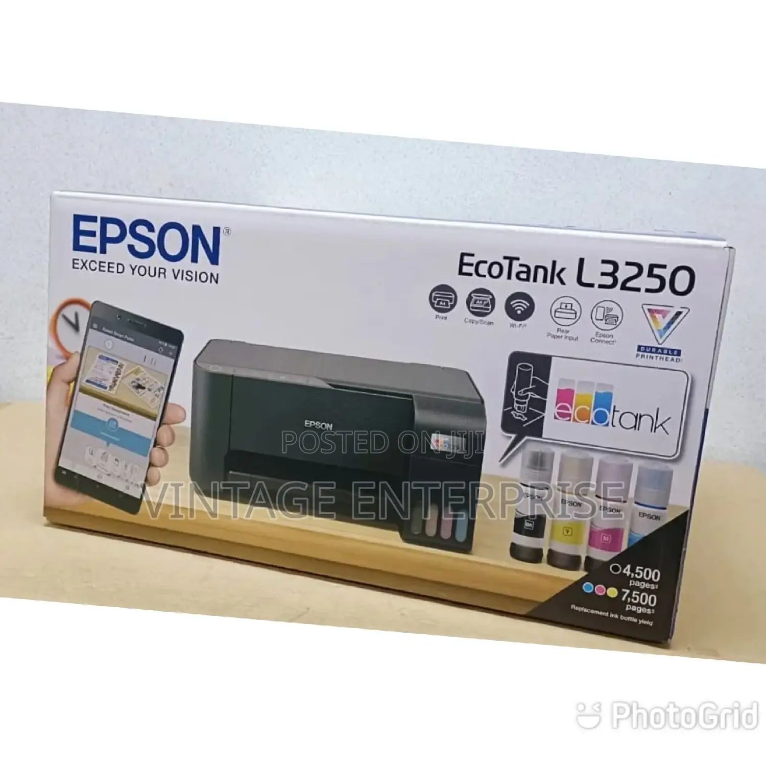 Epson Ecotank L3250 A4 Wireless All in One Ink Printer