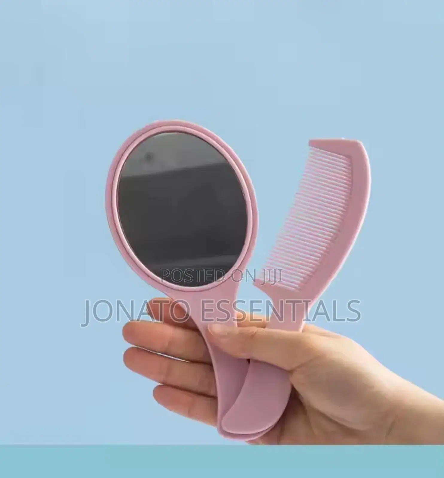 Hand Mirror and Comb Set