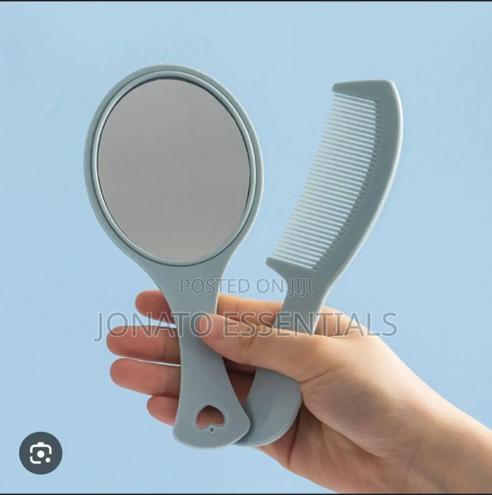 Hand Mirror and Comb Set