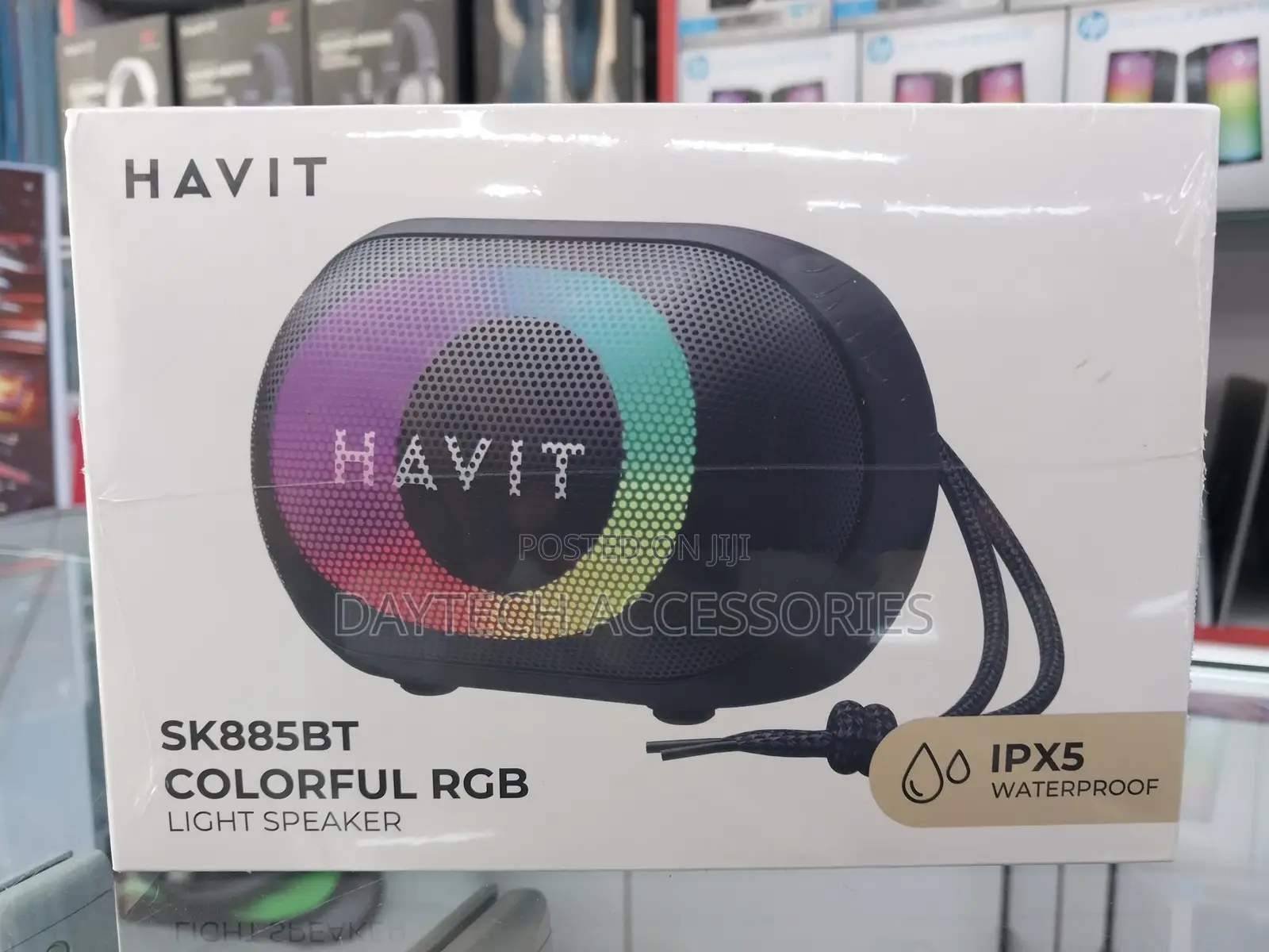 Havit Sk885bt RGB Waterproof Portable Bluetooth Speaker