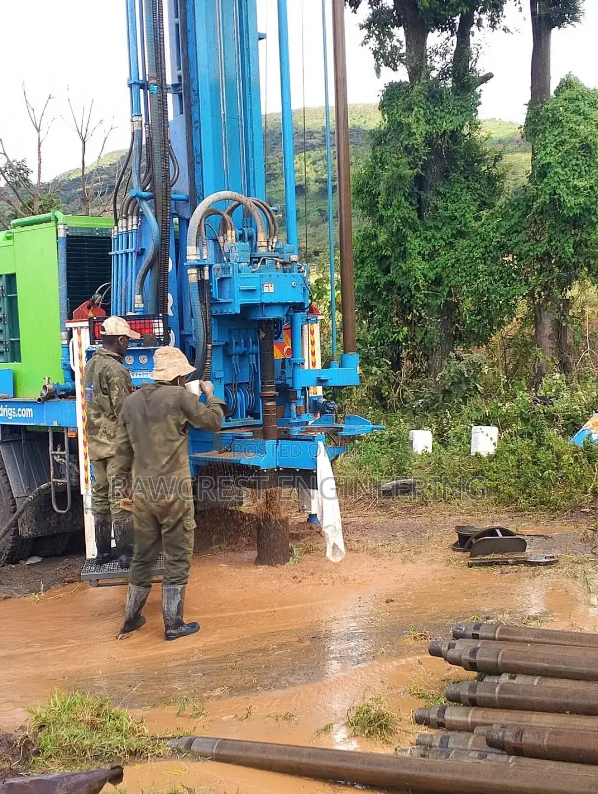 Borehole Drilling Am,Water Tank Platform And Solar Pump