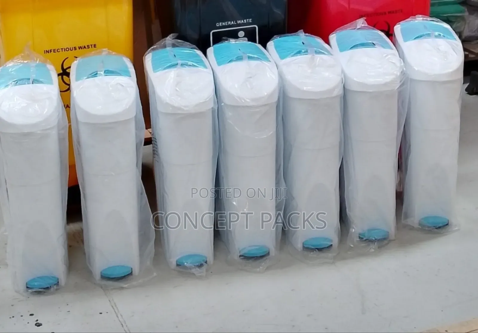 18litres Hd Sanitary Bins. Blue and White Available.