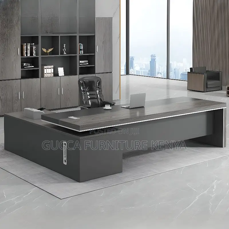 Office Tables:180cm L-Shaped Flexible Executive Office Table