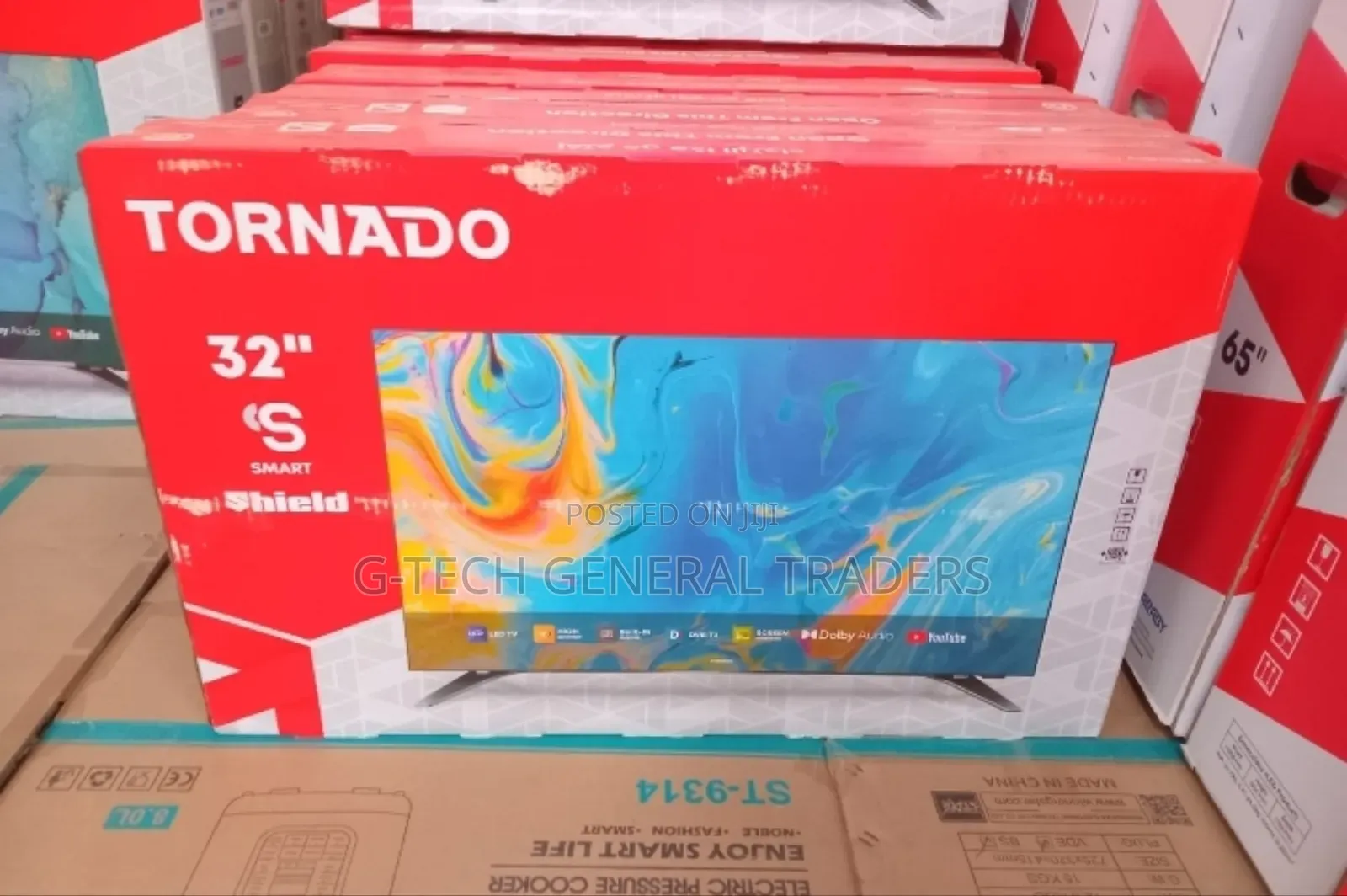 Tornado 32inch Smart Android LED Frameless Tv