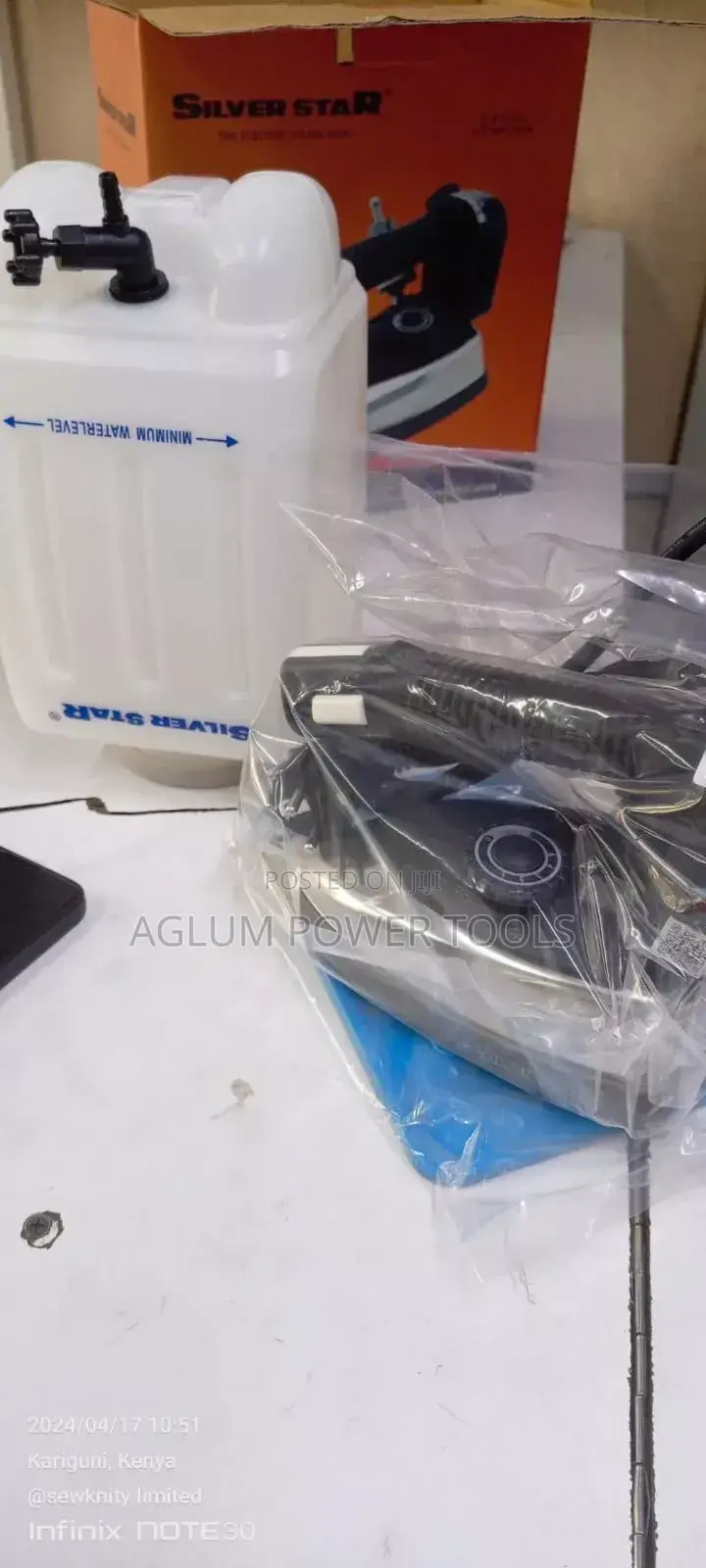 Anysew Steam Iron Box Commercial