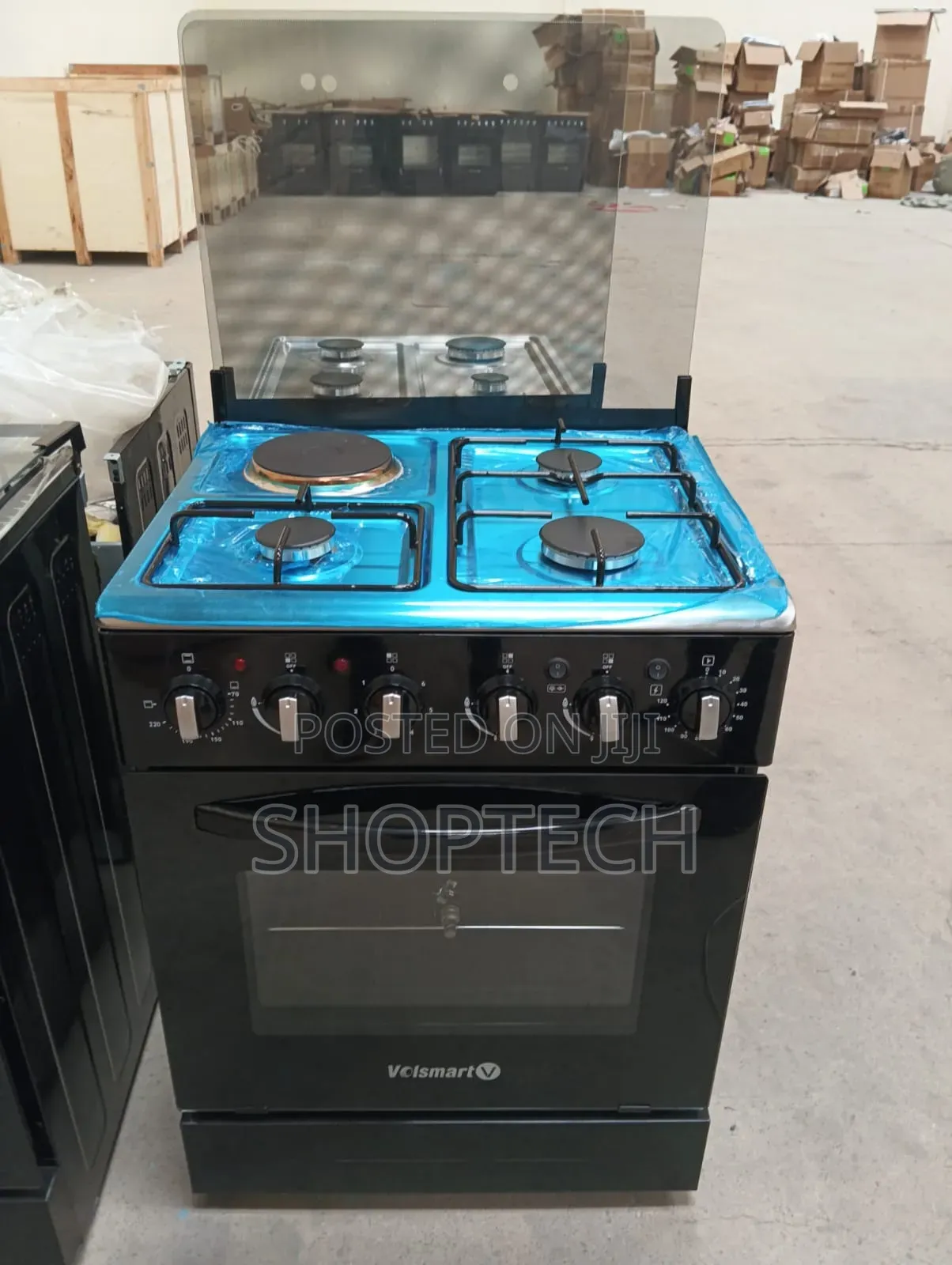 50*55 Volsmart 3+1 JET Standing Cooker With Electric Oven