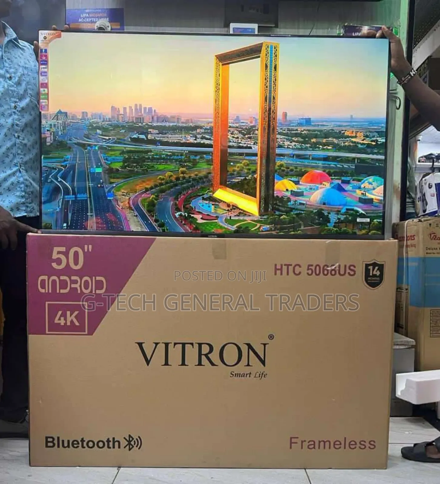 Vitron 50inch Smart Android Htc5068us Frameless Tv