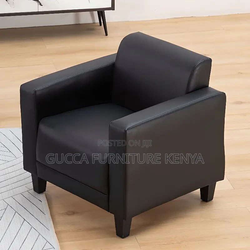 Sofas:5-Seater Trendy Lumber Executive Leather Office Sofa