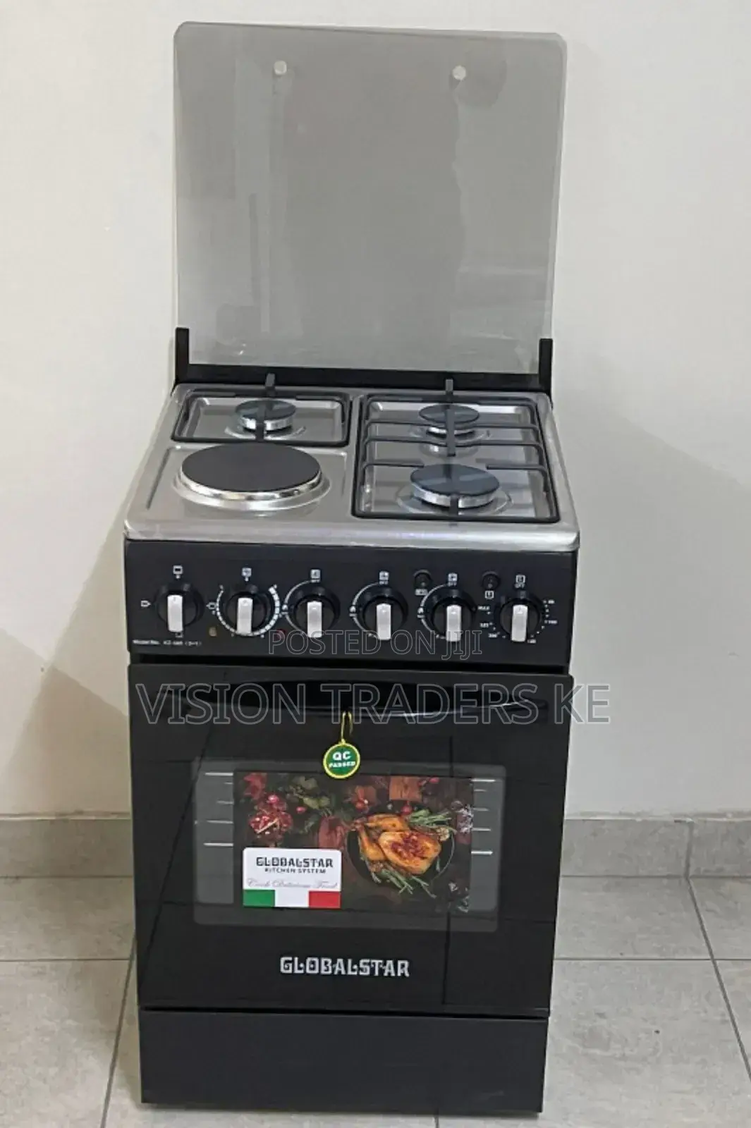 Globalstar  50*55cm 3+1 Standing Cooker With Electric Oven