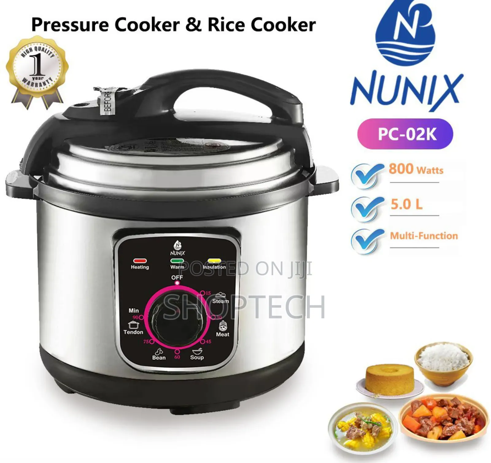 Nunix Pc- Electric Pressure Cooker