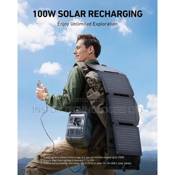 Anker SOLIX C300 Portable Power Station 288wh 300W