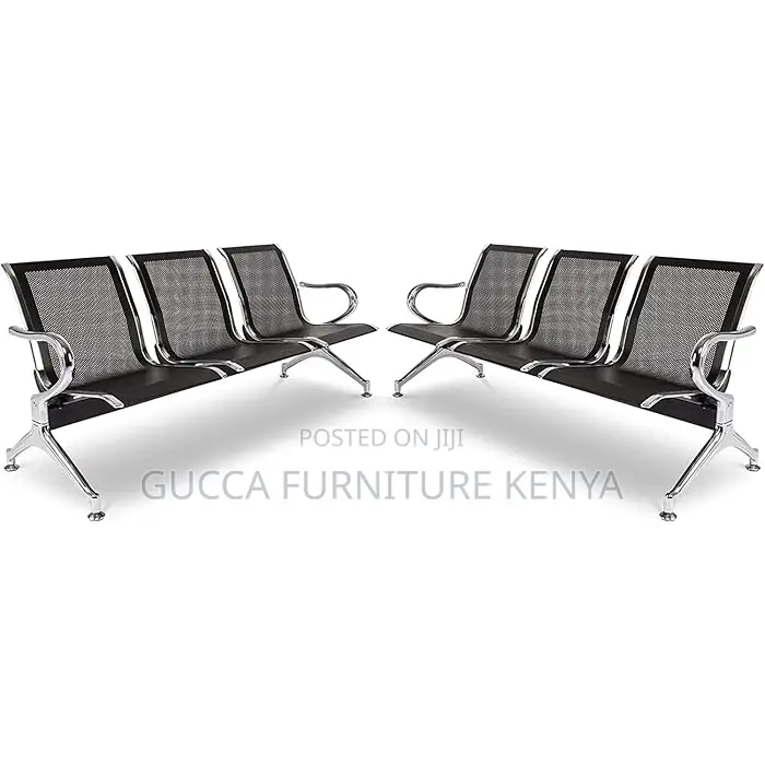 Benches:3-Link Lobby Reception Waiting Guest Office Bench