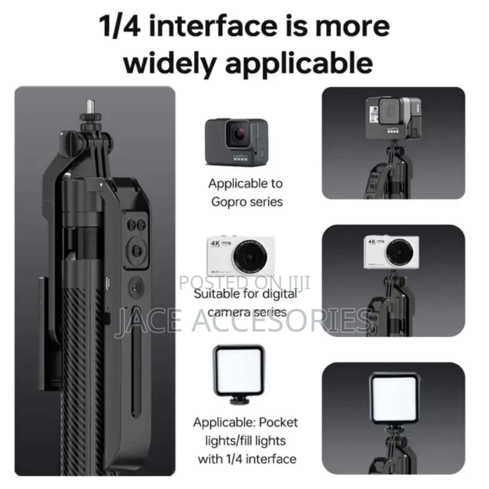 2 in 1tripod/Selfie Stick With Ai Face Tracking
