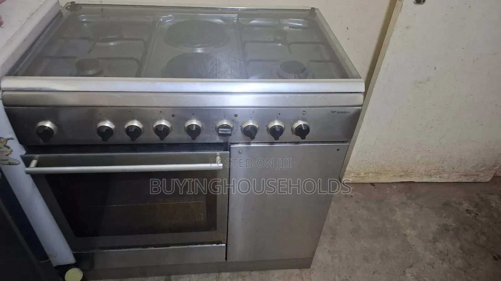 Exuk 60x90 Cooker Stainless 4gas+2 Electric