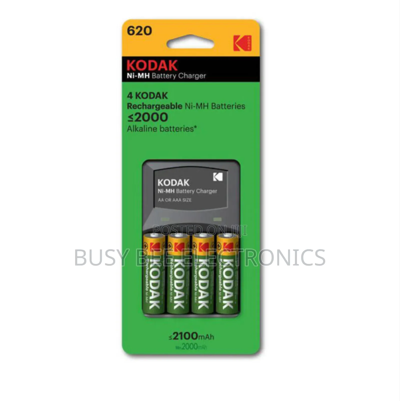 Kodak AA Rechargeable Battery Pack With Charger