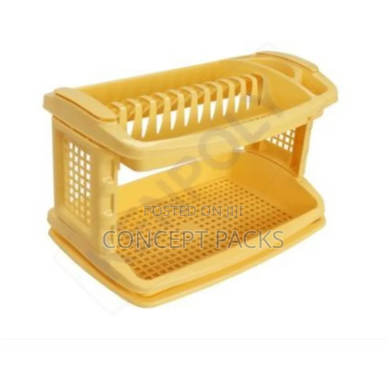 Kenpoly Cream Double Decker Dish Rack No. 2