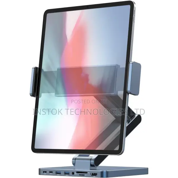 Wiwu AH801 Adjustable 8-in-1 USB-C Tablet Hub Stand