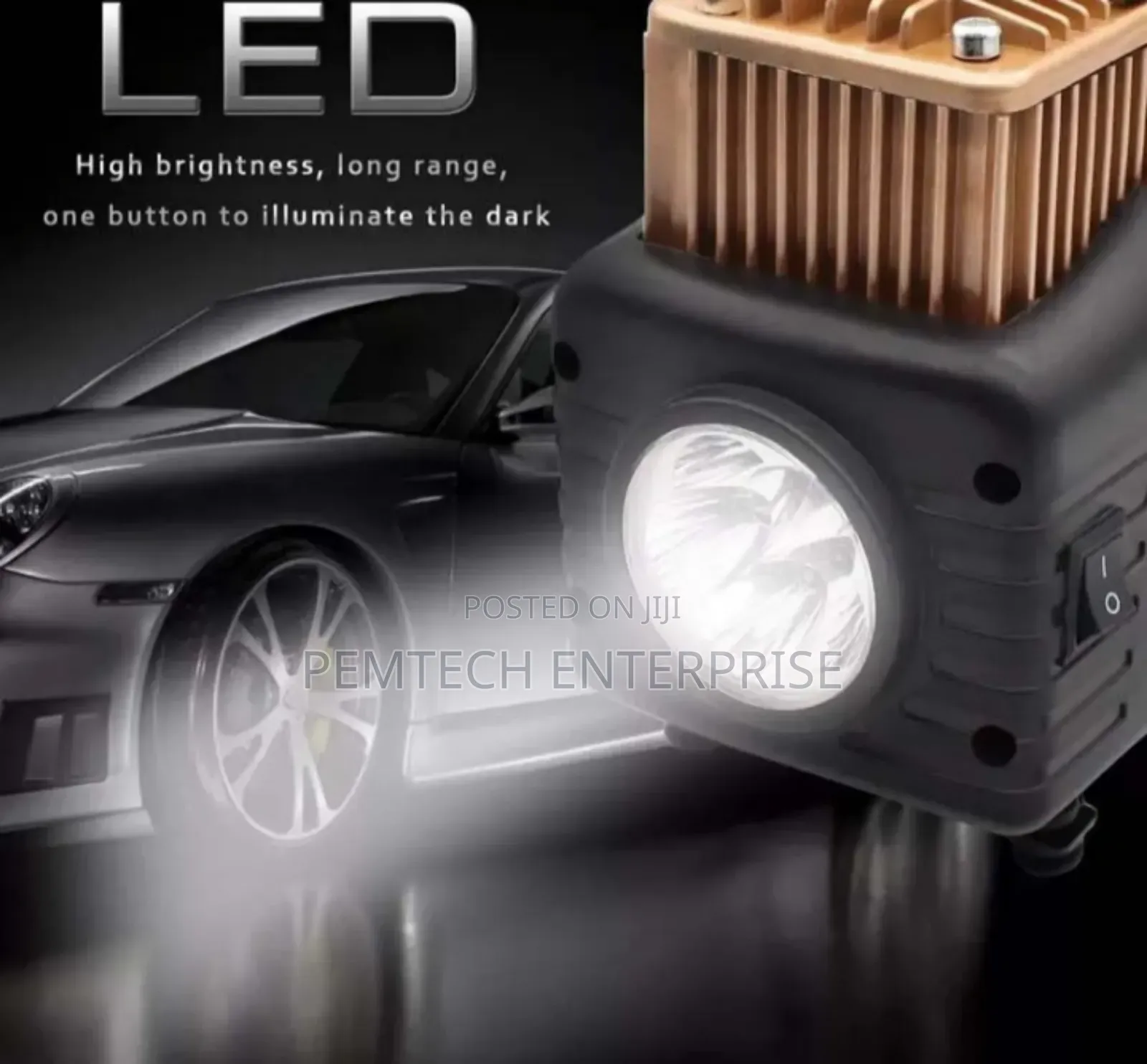 Dual Cylinder Electric Portable Air Compressor Tire Inflator