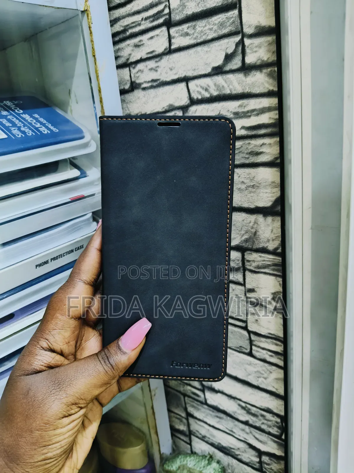 Leather Flip Cover For Infinix Hot 50 Pro Plus
