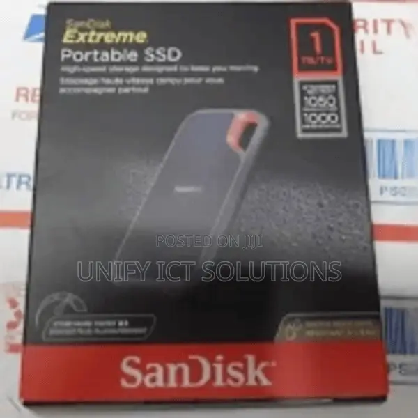 Sandisk E61 Extreme 1tb Portable External V2 SSD Drive