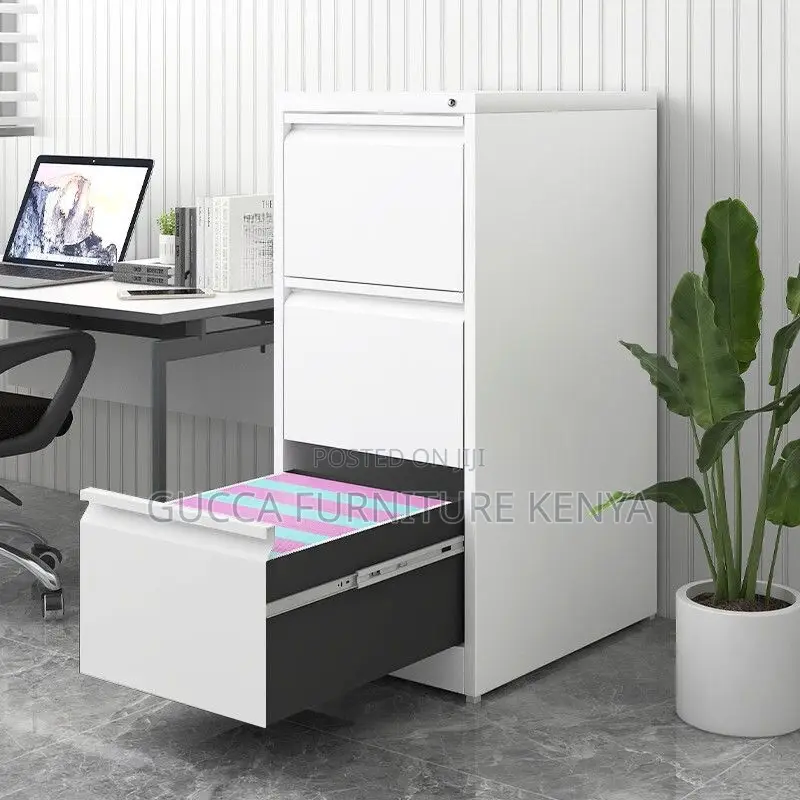 Cabinets: Modish 3-Locker Drawer Steel Storage Cabinet
