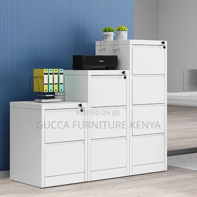 Cabinets: Modish 3-Locker Drawer Steel Storage Cabinet
