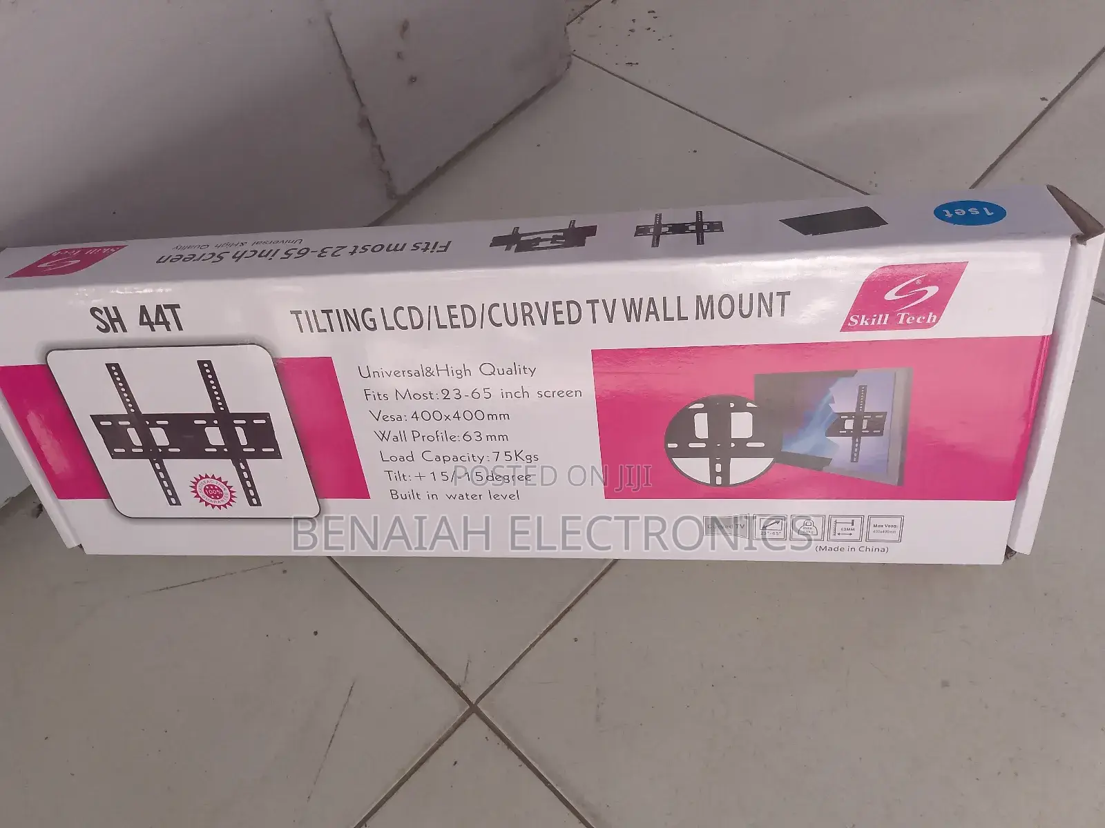 Wall Tv Mount 23" to 65 Universal Mount.75 Kg Load