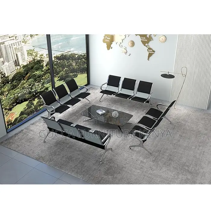 Benches:3-Seat Office Guest Reception Waiting Bench