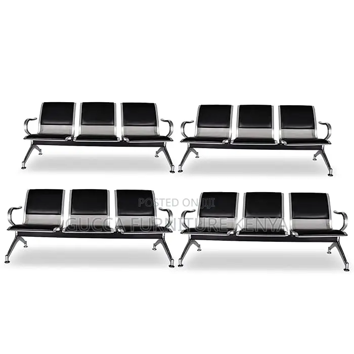 Benches:3-Seat Office Guest Reception Waiting Bench